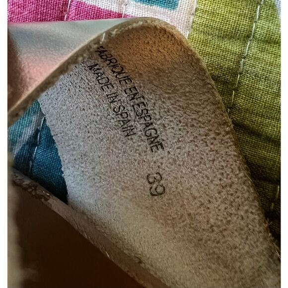 Free People Kate Rose Gold Platform Wedge Disco Sandals Size: EU 39 US 8 - Picture 7 of 9